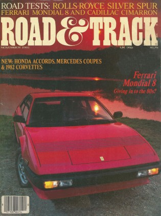 ROAD & TRACK 1981 NOV - FORD C100, ENZO, VETTE, MG-TC*